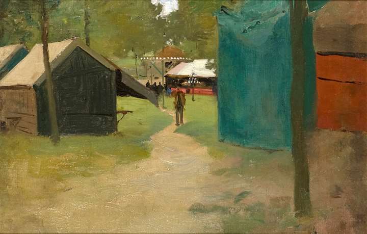Figures in a Park